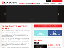 Tablet Screenshot of oxygenbicycles.com